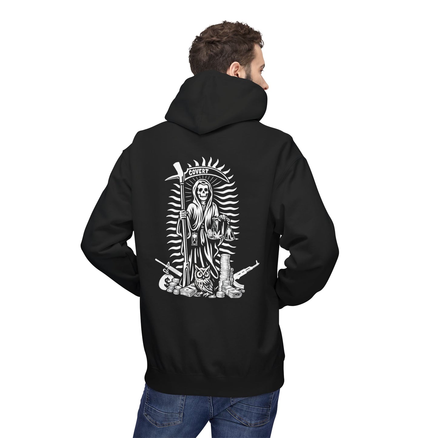 Covert Santa Muerte Hoodie